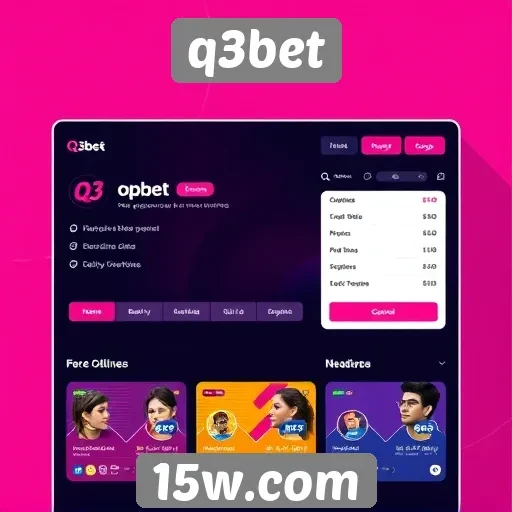 Interface do usuário do q3bet é intuitiva e acessível